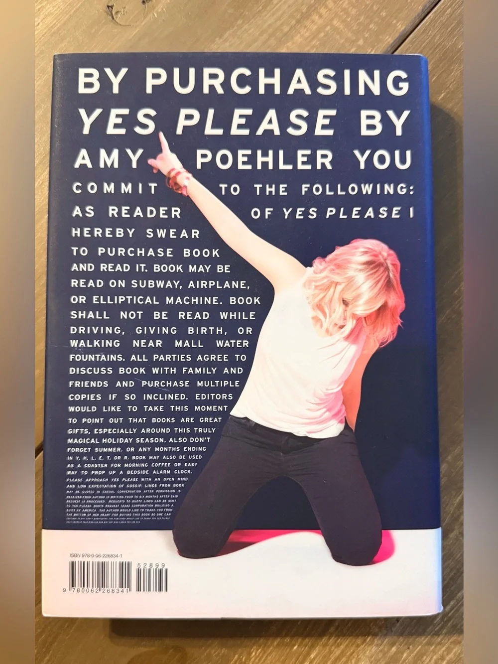 Amy Poehler Yes Please Hardcover Memoir Book First Edition Comedy‎ Autobiography